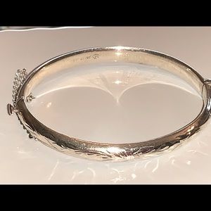 Birks Sterling Silver Vintage Child’s Bangle  Bracalette